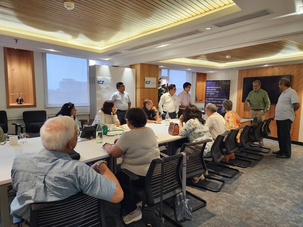 Sandeep Amar Guppta leading a session