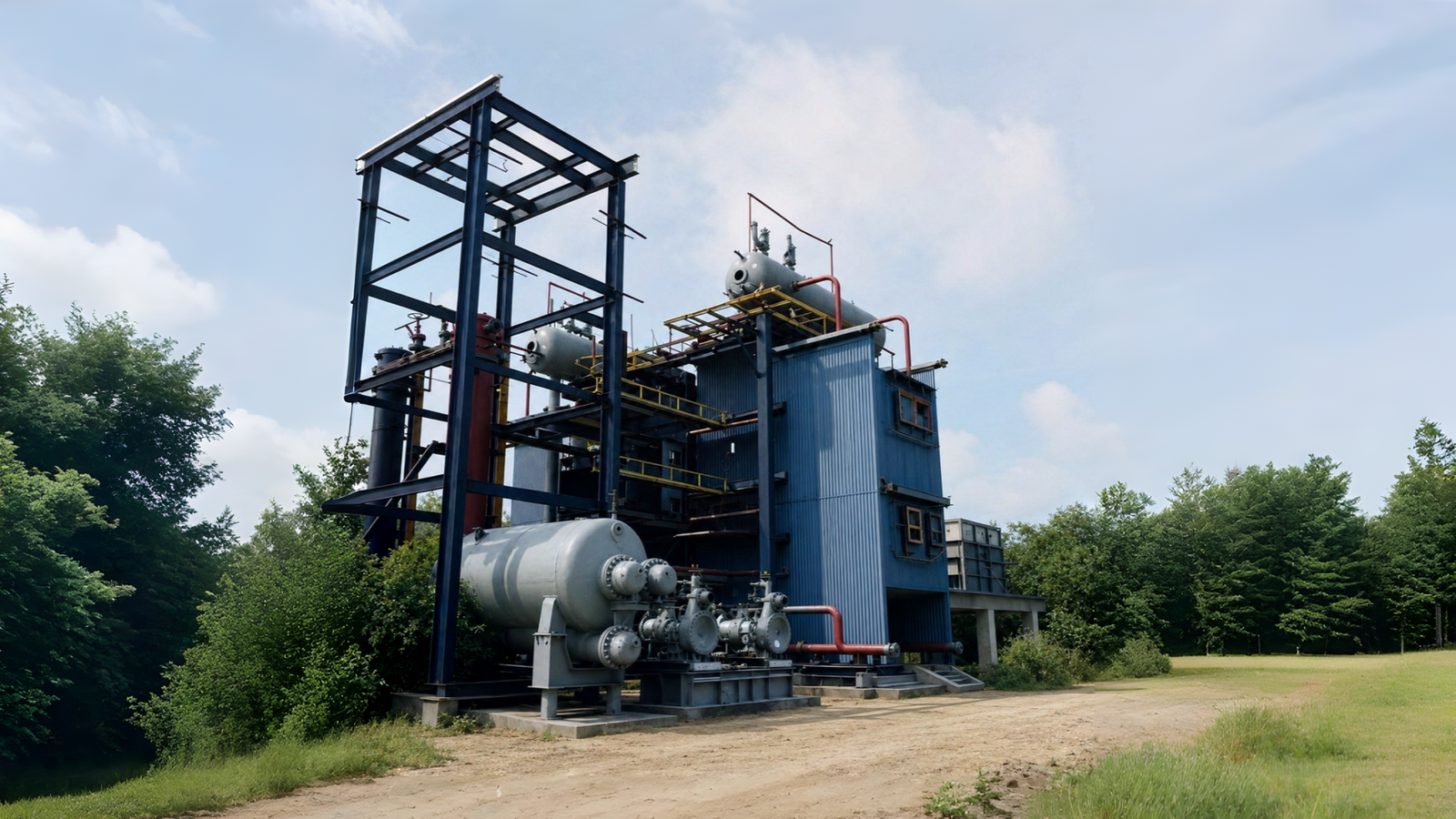 The working plant