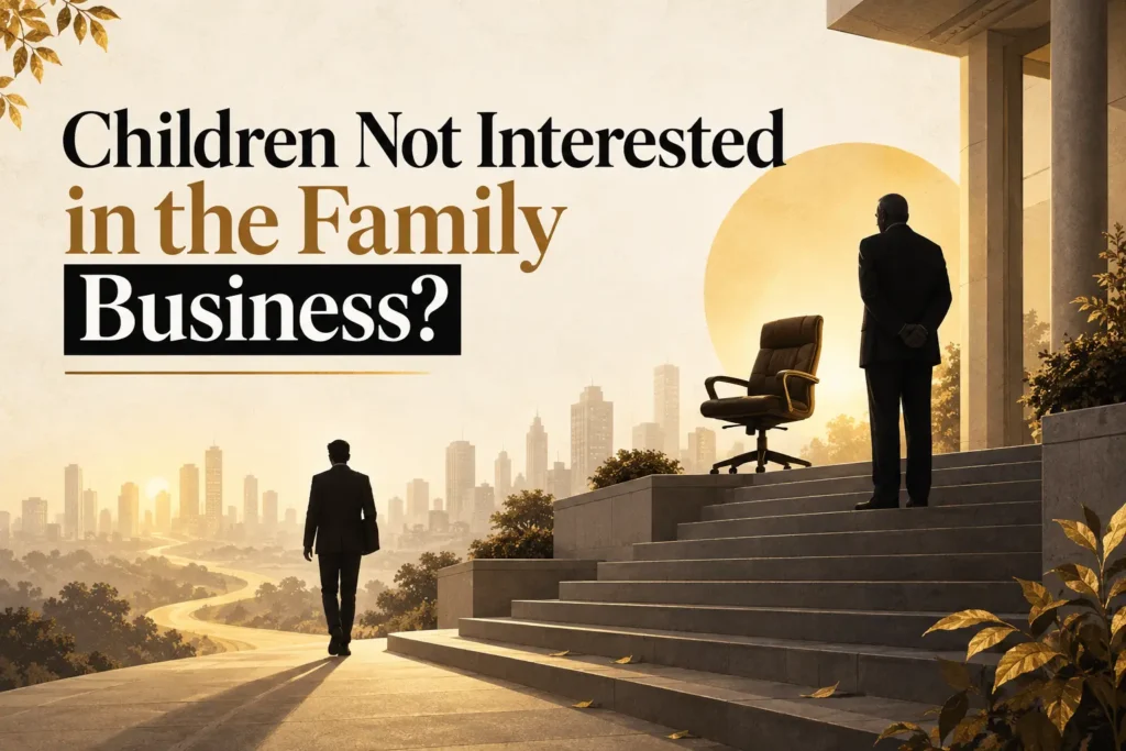 Children not interested in family business
